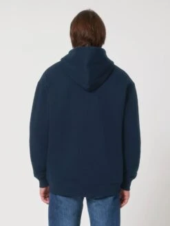 Unisex Super Heavy Sweatjacke - French Navy 15 Unisex Super Heavy Sweatjacke - French Navy -MELA Geschaft Rueckansicht navyblaue Bio Sweatjacke U953 727 1280x1280