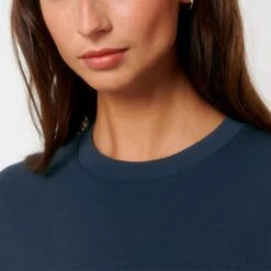 Terry Sweatshirt Aus Bio-Baumwolle - French Navy 20 Terry Sweatshirt Aus Bio-Baumwolle - French Navy -MELA Geschaft Rundhalsausschnitt schmales Rippbuendchen navy U799 727 1280x1280