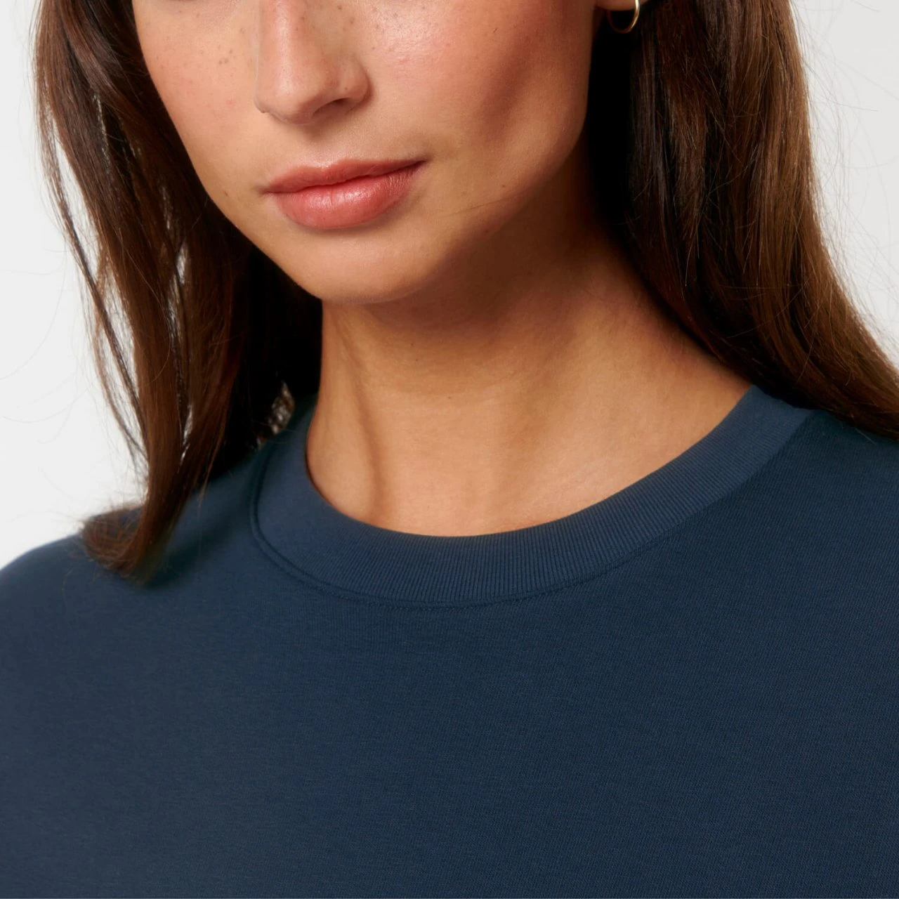 Terry Sweatshirt Aus Bio-Baumwolle - French Navy 10 Terry Sweatshirt Aus Bio-Baumwolle - French Navy – Bild 10