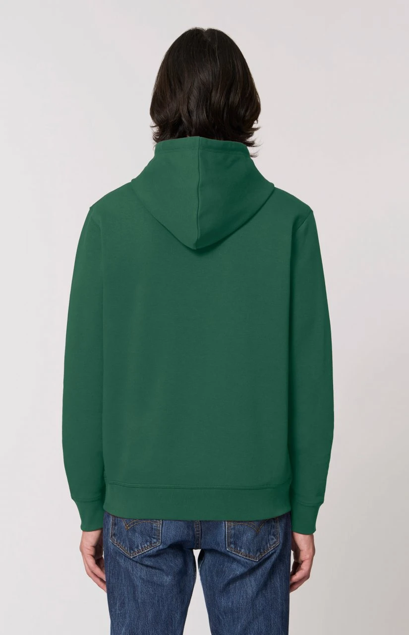 Unisex Hoodie Aus Bio-Baumwolle - Bottle Green 4 Unisex Hoodie Aus Bio-Baumwolle - Bottle Green – Bild 4