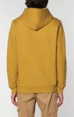 Unisex Hoodie Aus Bio-Baumwolle - Ochre -MELA Geschaft STSU822 048 ochre Basic Pulli Kapuze gefuettert Jerseystoff normaler Schnitt Fair Trade oeko 1280x1280