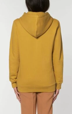 Unisex Hoodie Aus Bio-Baumwolle - Ochre -MELA Geschaft STSU822 048 ochre Kapuzenpullover unifarben Rippbuendchen senfgelb Fair Wear Bio Mode 1280x1280
