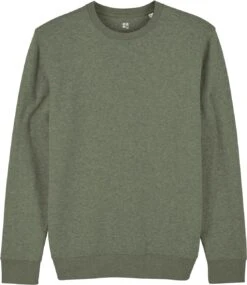 Unisex Sweatshirt Aus Bio-Baumwolle - Mid Heather Khaki