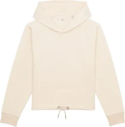 Kurzer Hoodie Aus Bio-Baumwolle - Natural Raw
