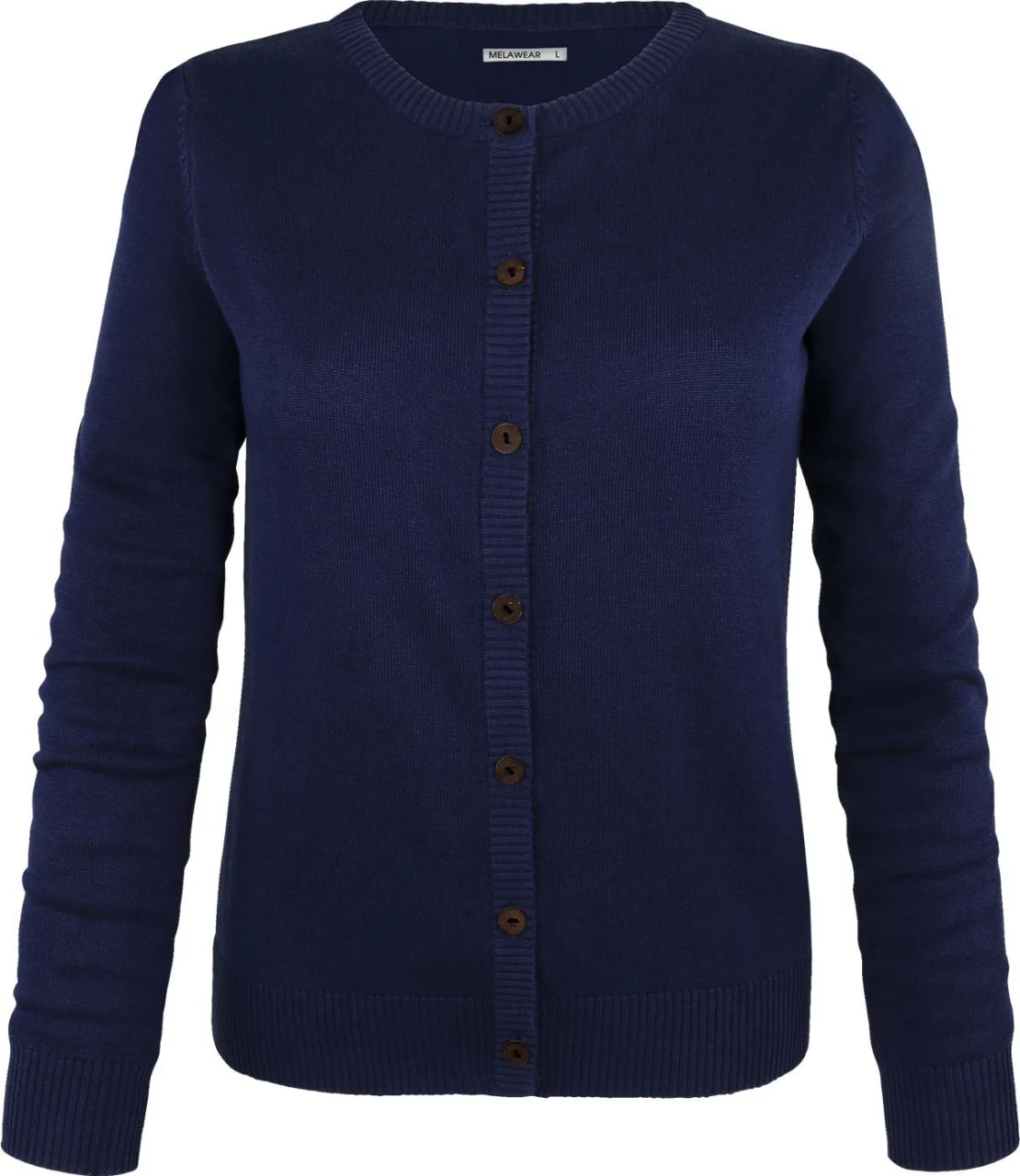 Mela Cardigan Aus Bio-Baumwolle - Dunkelblau 1 Mela Cardigan Aus Bio-Baumwolle - Dunkelblau