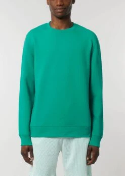 Unisex Sweatshirt Aus Bio-Baumwolle - Go Green -MELA Geschaft Sweater nachhaltiger Materialmix Unisex U823 100 1280x1280