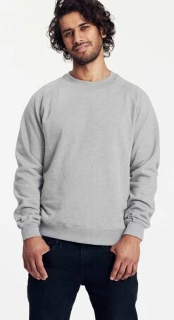 Neutral Unisex Sweatshirt Aus Fairtrade Bio-Baumwolle - Grau Meliert 8 Neutral Unisex Sweatshirt Aus Fairtrade Bio-Baumwolle - Grau Meliert -MELA Geschaft Sweatshirt grau meliert Neutral Biobaumwolle GOTS 1280x1280