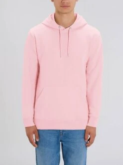 Unisex Hoodie Aus Bio-Baumwolle - Cotton Pink -MELA Geschaft U822 005 Herren Hoodie Biobaumwolle cotton pink oekologisch nachhaltig mm front 1280x1280