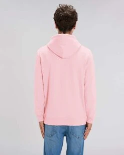 Unisex Hoodie Aus Bio-Baumwolle - Cotton Pink -MELA Geschaft U822 005 Maenner Hoodie gerader Schnitt oekofair mm back 1280x1280