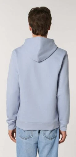 Unisex Hoodie Aus Bio-Baumwolle - Serene Blue 11 Unisex Hoodie Aus Bio-Baumwolle - Serene Blue -MELA Geschaft U822 057 bio baumwoll hoodie pastell blaul mm back 1280x1280
