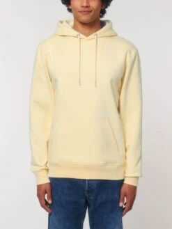 Unisex Hoodie Aus Bio-Baumwolle - Butter 13 Unisex Hoodie Aus Bio-Baumwolle - Butter -MELA Geschaft U822 078 03 Fair trade Mode mit Stiel hochwertig verarbeiteter Hoodie mit Kaengurutasche und gleichfarbiger Kordel 1280x1280