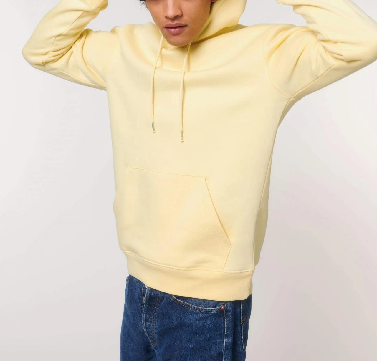 Unisex Hoodie Aus Bio-Baumwolle - Butter 4 Unisex Hoodie Aus Bio-Baumwolle - Butter – Bild 4