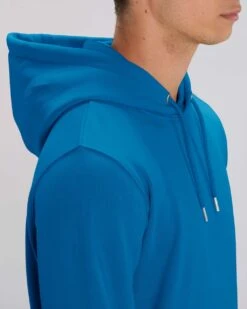 Unisex Hoodie Aus Bio-Baumwolle - Royal Blue 13 Unisex Hoodie Aus Bio-Baumwolle - Royal Blue -MELA Geschaft U822 230 Basic Hoodie eco fair normale Passform mm detail1 1280x1280