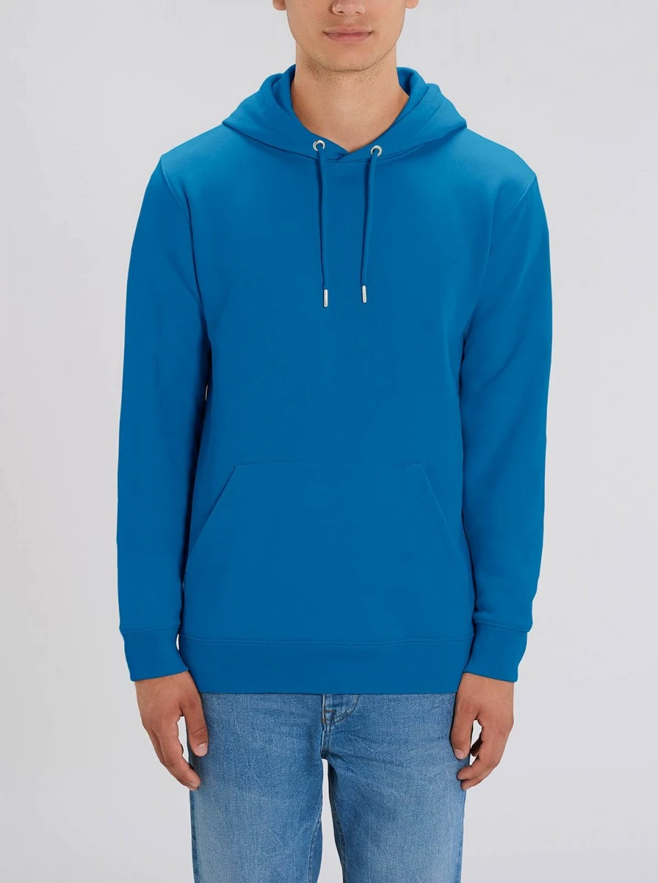 Unisex Hoodie Aus Bio-Baumwolle - Royal Blue 3 Unisex Hoodie Aus Bio-Baumwolle - Royal Blue – Bild 3