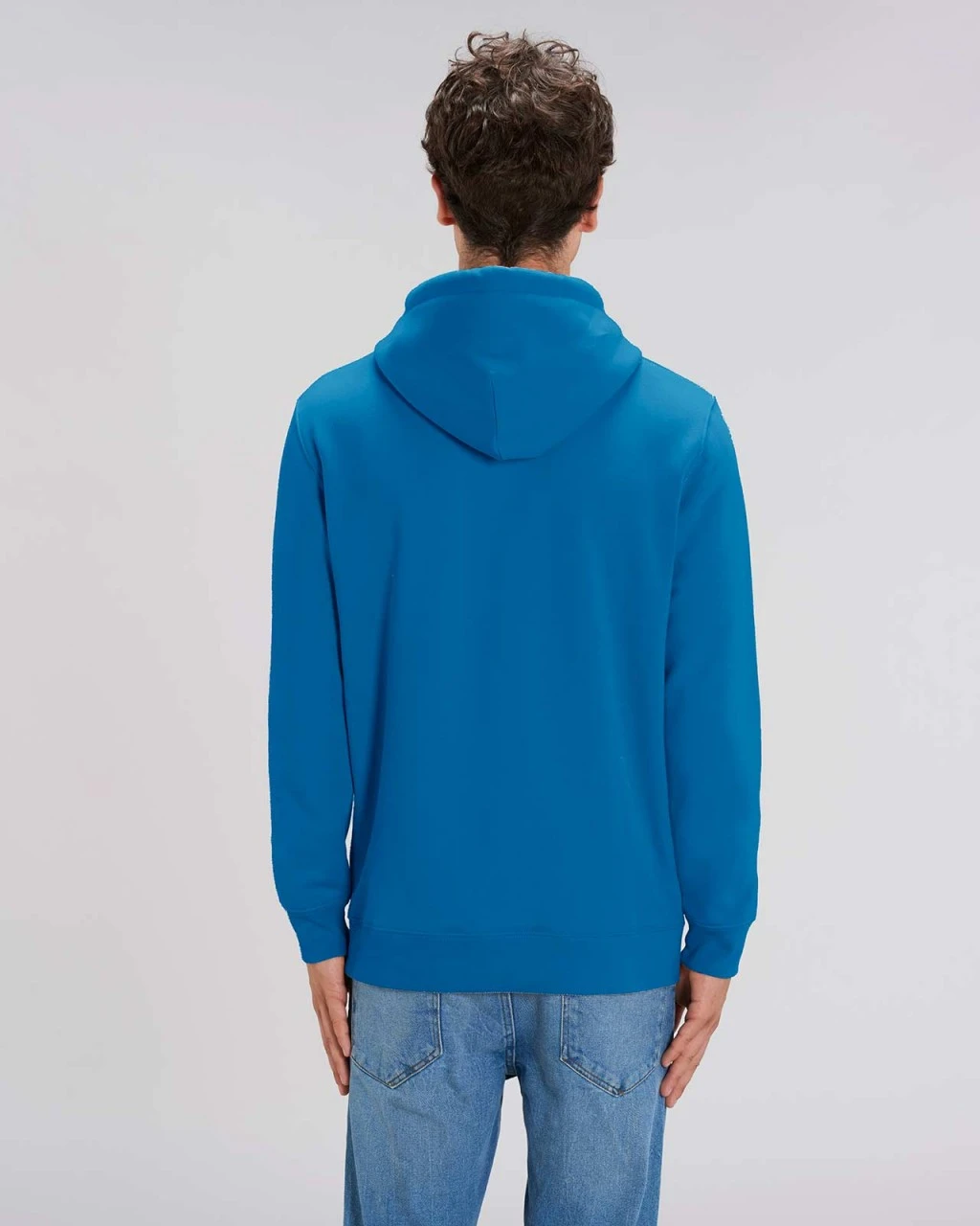 Unisex Hoodie Aus Bio-Baumwolle - Royal Blue 4 Unisex Hoodie Aus Bio-Baumwolle - Royal Blue – Bild 4