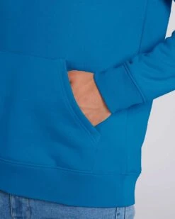 Unisex Hoodie Aus Bio-Baumwolle - Royal Blue 14 Unisex Hoodie Aus Bio-Baumwolle - Royal Blue -MELA Geschaft U822 230 Pullover mit Kapuze Kaengurutasche fair wear mm detail2 1280x1280