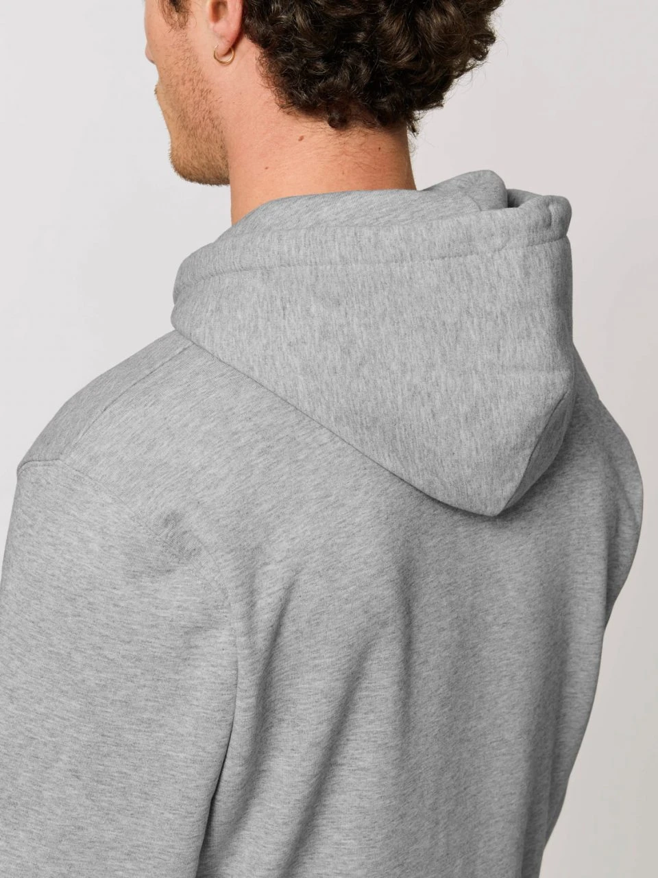 Unisex Hoodie Aus Bio-Baumwolle - Heather Grey 6 Unisex Hoodie Aus Bio-Baumwolle - Heather Grey – Bild 6