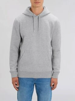 Unisex Hoodie Aus Bio-Baumwolle - Heather Grey 11 Unisex Hoodie Aus Bio-Baumwolle - Heather Grey -MELA Geschaft U822 250 Herren Hoodie organic cotton oekologisch mm front 1280x1280