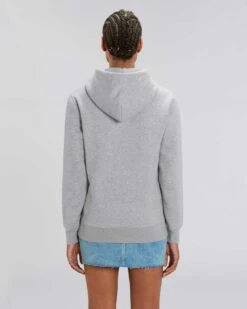 Unisex Hoodie Aus Bio-Baumwolle - Heather Grey 15 Unisex Hoodie Aus Bio-Baumwolle - Heather Grey -MELA Geschaft U822 250 Sweater mit Kapuze Frauen hochwertige Verarbeitung fm back 1280x1280