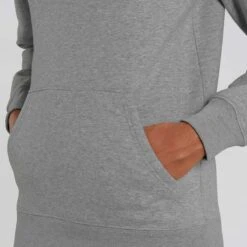 Unisex Hoodie Aus Bio-Baumwolle - Mid Heather Grey -MELA Geschaft U822 650 Kapuzen Pullover Kaengurutasche oekofaire Basic Kleidung fm detail 1280x1280