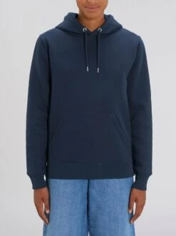 Unisex Hoodie Aus Bio-Baumwolle - French Navy -MELA Geschaft U822 727 Damen Hoodie organic eco fair fm front 1280x1280