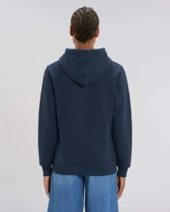 Unisex Hoodie Aus Bio-Baumwolle - French Navy -MELA Geschaft U822 727 Kapuzen Sweater Frauen hochwertige Basic Mode fm back 1280x1280