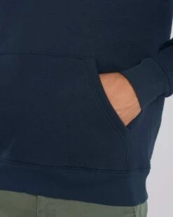 Unisex Hoodie Aus Bio-Baumwolle - French Navy -MELA Geschaft U822 727 Kapuzenpulli mit Kaengurutasche navy mm detail2 1280x1280