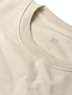 Unisex Sweatshirt Aus Bio-Baumwolle - Natural Raw -MELA Geschaft U823 054 unisex sweatshirt nachhaltige basic mode naturfarben ungefaerbt detail 1280x1280