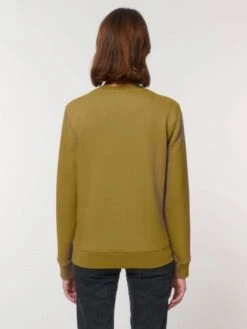 Unisex Sweatshirt Aus Bio-Baumwolle - Olive Oil -MELA Geschaft U823 072 10 schwerer Pullover fuer Sie und Ihn aus Bio Baumwolle mit weicher angerauter Innenseite 1280x1280