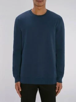 Unisex Sweatshirt Aus Bio-Baumwolle - French Navy 10 Unisex Sweatshirt Aus Bio-Baumwolle - French Navy -MELA Geschaft U823 727 Herren Sweatshirt umweltschonende Produktion mm front 1280x1280