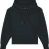 Oversized Unisex Hoodie Aus Bio-Baumwolle - Black