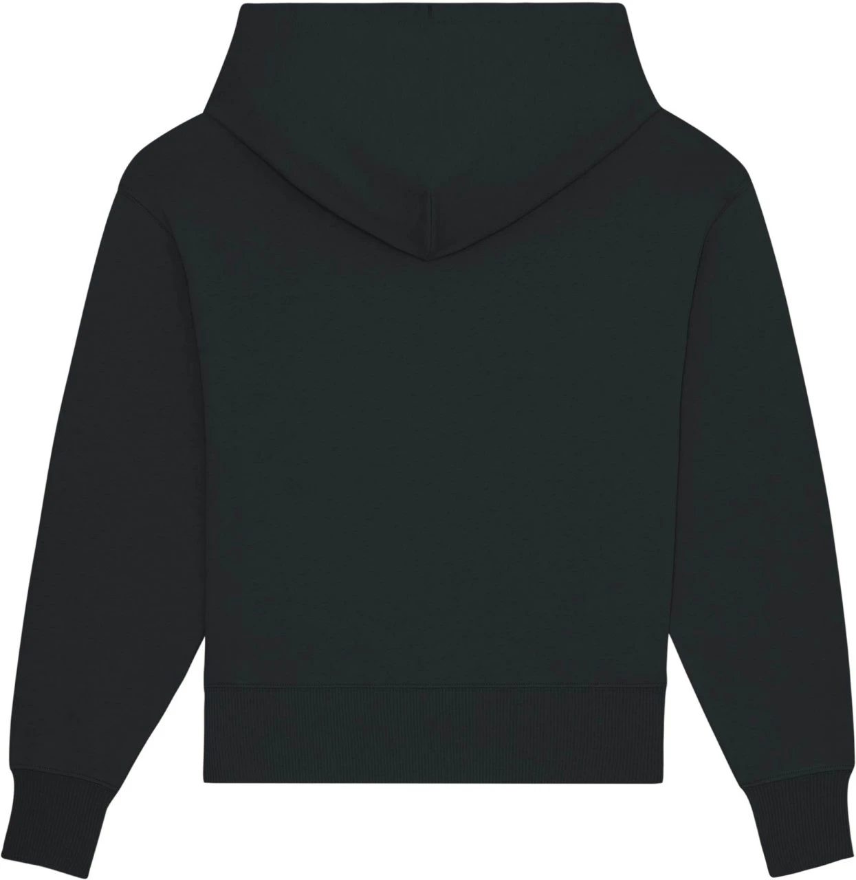 Oversized Unisex Hoodie Aus Bio-Baumwolle - Black 2 Oversized Unisex Hoodie Aus Bio-Baumwolle - Black – Bild 2