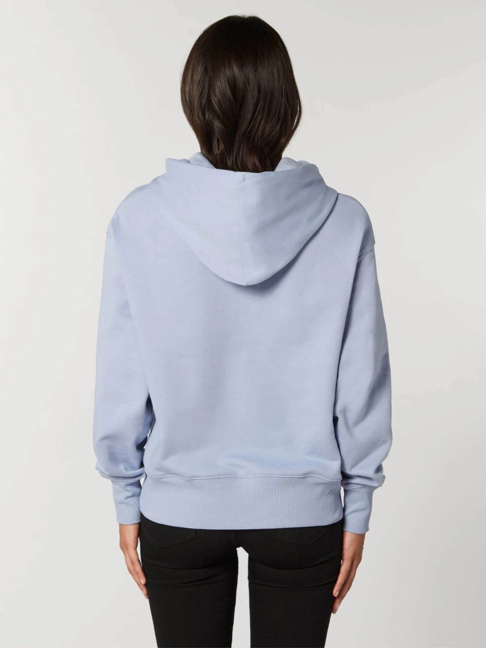 Oversized Unisex Hoodie Aus Bio-Baumwolle - Serene Blue 5 Oversized Unisex Hoodie Aus Bio-Baumwolle - Serene Blue – Bild 5