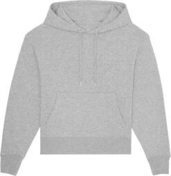 Oversized Unisex Hoodie Aus Bio-Baumwolle - Heather Grey