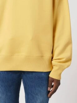 Oversized Unisex Sweatshirt Aus Bio-Baumwolle - Jojoba 14 Oversized Unisex Sweatshirt Aus Bio-Baumwolle - Jojoba -MELA Geschaft U857 067 Detail Rippbuendchen an Huefte und Aermeln fair fashion 1280x1280