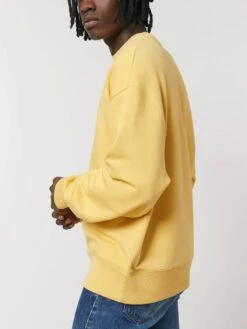 Oversized Unisex Sweatshirt Aus Bio-Baumwolle - Jojoba 13 Oversized Unisex Sweatshirt Aus Bio-Baumwolle - Jojoba -MELA Geschaft U857 067 veganer Sweater Pullover laessig geschnitten fair trade pastell gelb 1280x1280