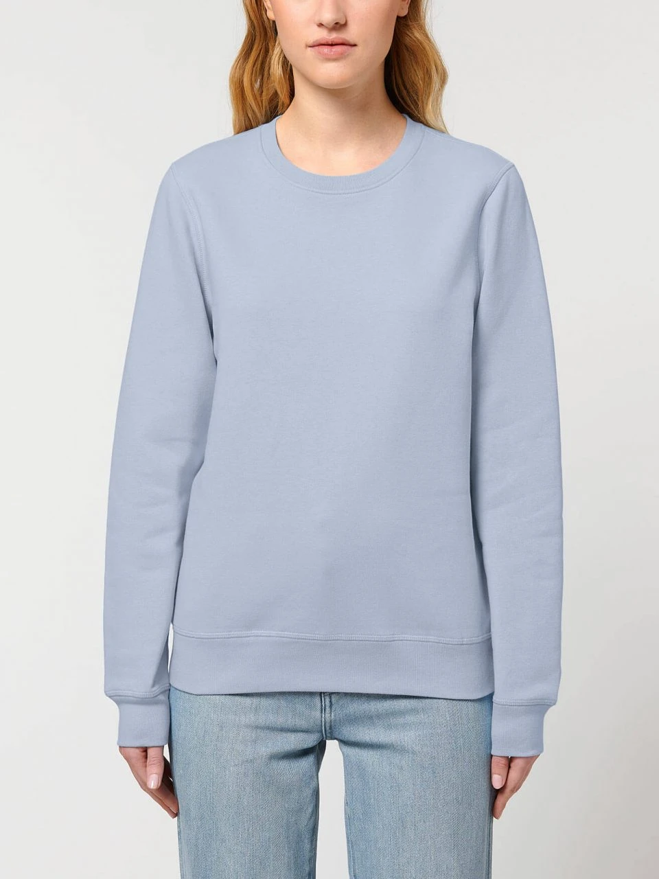 Unisex Sweatshirt Aus Bio-Baumwolle - Serene Blue 7 Unisex Sweatshirt Aus Bio-Baumwolle - Serene Blue – Bild 7