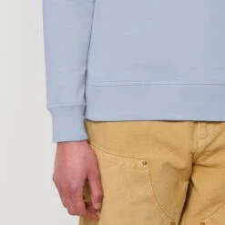 Unisex Sweatshirt Aus Bio-Baumwolle - Serene Blue 14 Unisex Sweatshirt Aus Bio-Baumwolle - Serene Blue -MELA Geschaft U868 057 classic unisex sweater rippbund an den abschluessen mm detail 1280x1280