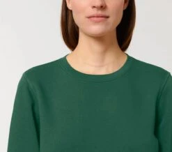 Unisex Sweatshirt Aus Bio-Baumwolle - Bottle Green -MELA Geschaft U868 224 nachhaltiger Materialmix fair produziert Unisex Sweater mit klassischem Rundhalsausschnitt vegan 1280x1280