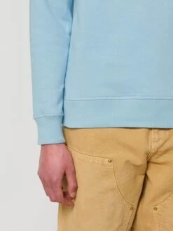 Unisex Sweatshirt Aus Bio-Baumwolle - Sky Blue 22 Unisex Sweatshirt Aus Bio-Baumwolle - Sky Blue -MELA Geschaft U868 232 Sweatshirt fuer Sie und Ihn vegan faire basic Mode hellblau vegan 1280x1280