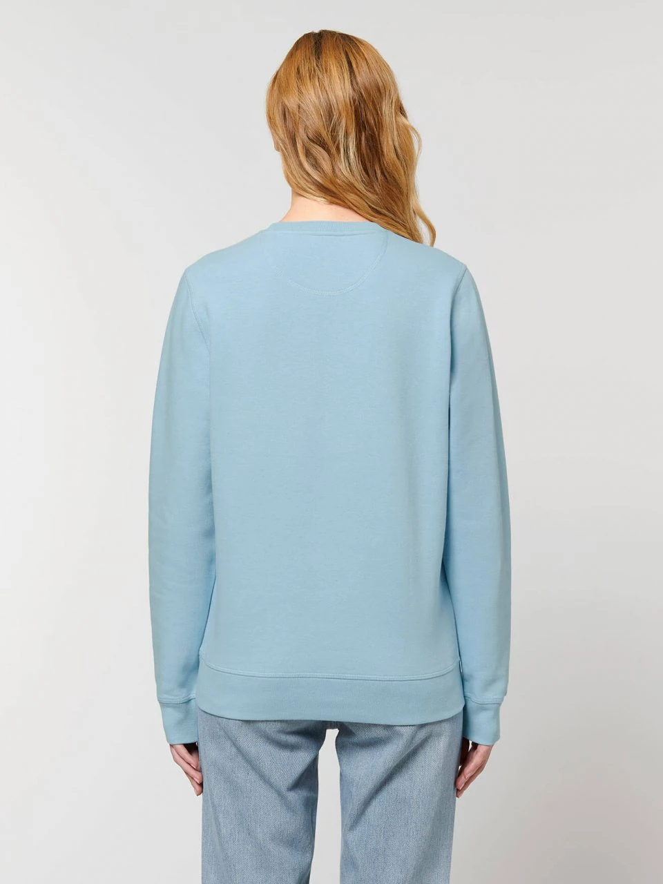 Unisex Sweatshirt Aus Bio-Baumwolle - Sky Blue 7 Unisex Sweatshirt Aus Bio-Baumwolle - Sky Blue – Bild 7