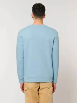 Unisex Sweatshirt Aus Bio-Baumwolle - Sky Blue 23 Unisex Sweatshirt Aus Bio-Baumwolle - Sky Blue -MELA Geschaft U868 232 locker geschnittener Pullover aus nachhaltigem Materialmix oekofair produziert vegan Unisex 1280x1280