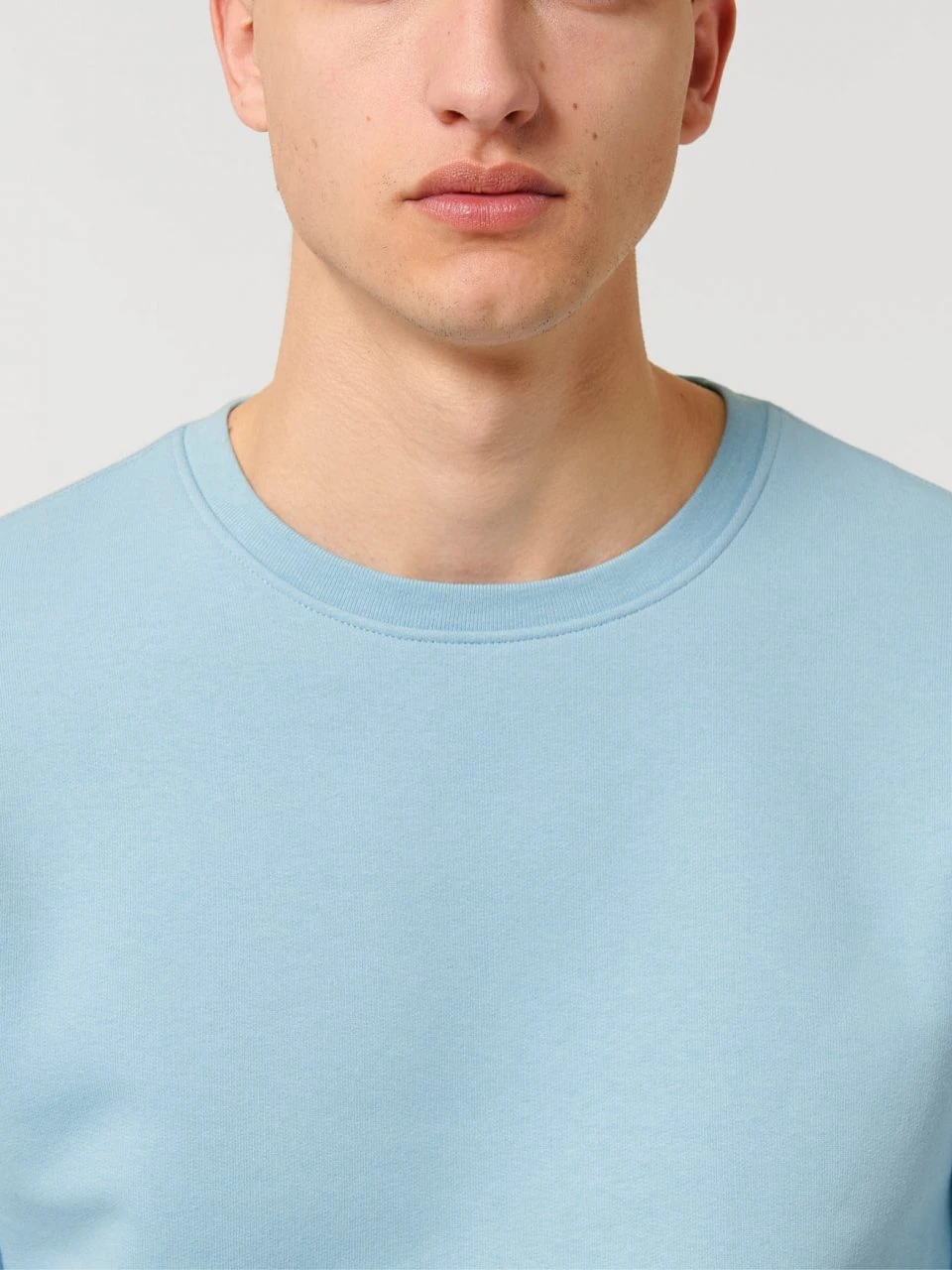 Unisex Sweatshirt Aus Bio-Baumwolle - Sky Blue 10 Unisex Sweatshirt Aus Bio-Baumwolle - Sky Blue – Bild 10