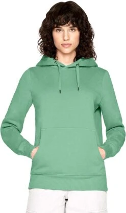 Hoodie Aus Bio-Baumwolle - Sage Green 8 Hoodie Aus Bio-Baumwolle - Sage Green -MELA Geschaft Unisex Hoodie Earth Positive sage green EP51P 1280x1280