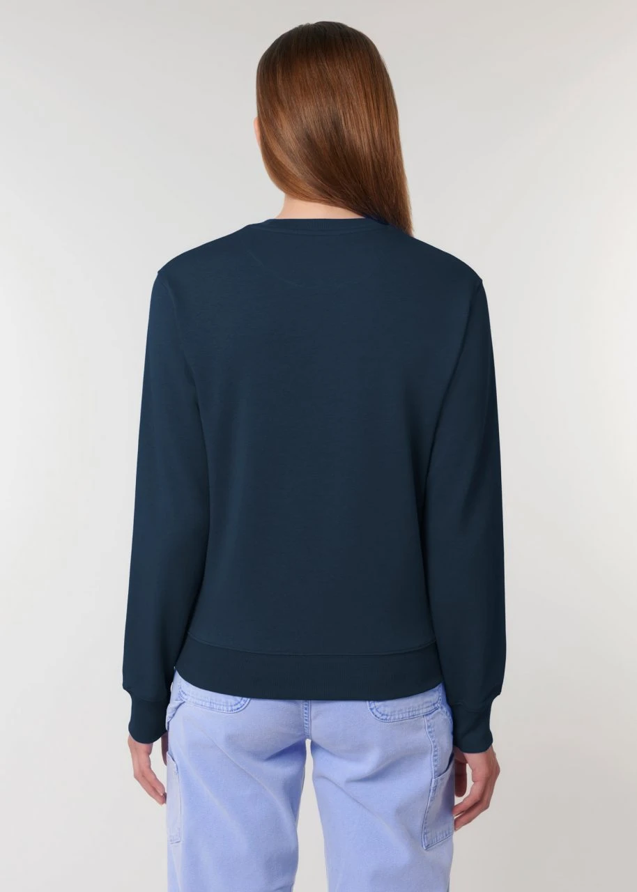 Terry Sweatshirt Aus Bio-Baumwolle - French Navy 9 Terry Sweatshirt Aus Bio-Baumwolle - French Navy – Bild 9
