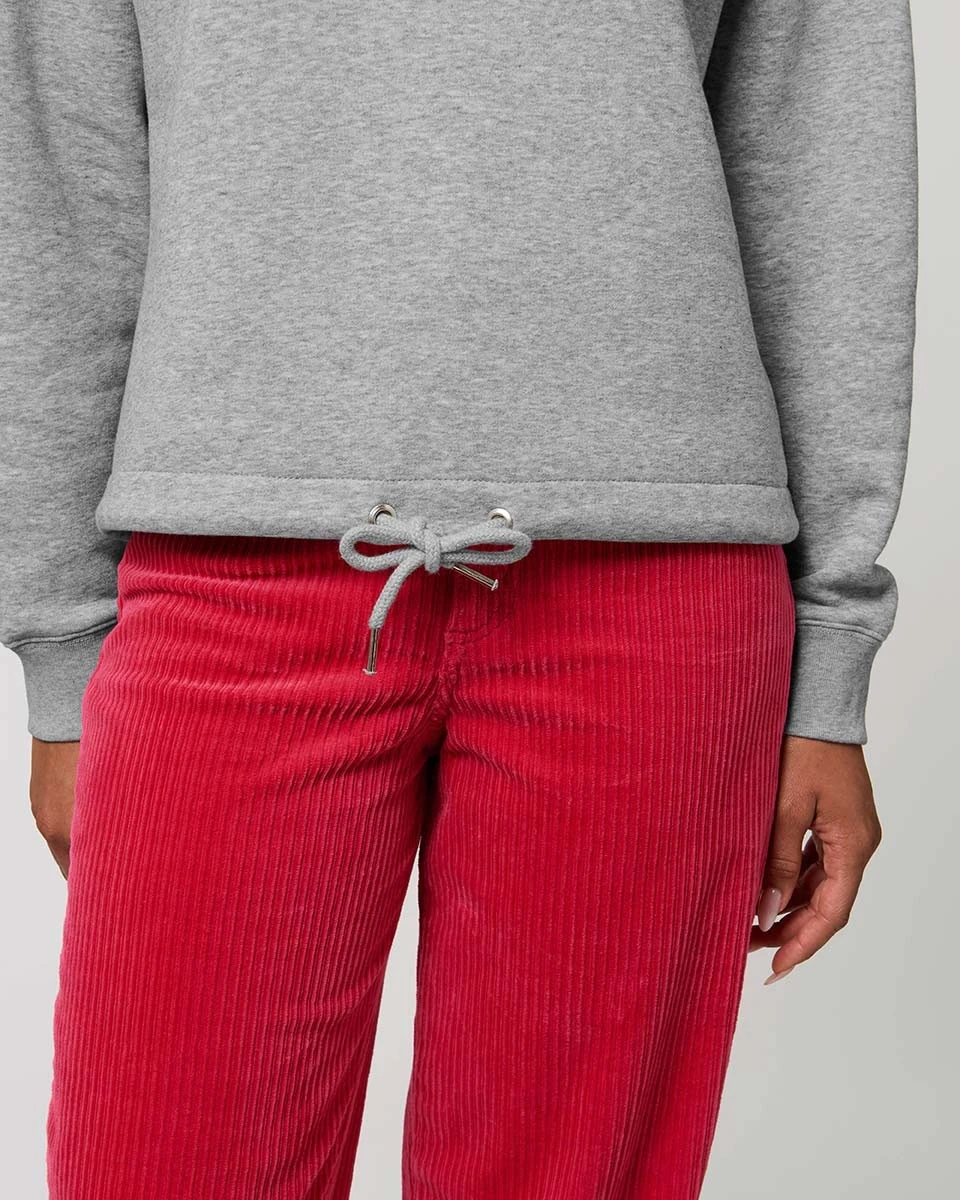 Kurzer Hoodie Aus Bio-Baumwolle - Heather Grey 5 Kurzer Hoodie Aus Bio-Baumwolle - Heather Grey – Bild 5