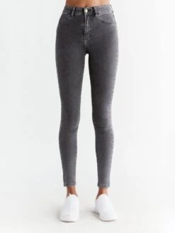 Skinny Fit Jeans Aus Bio-Baumwolle & Modal - Iron Gray