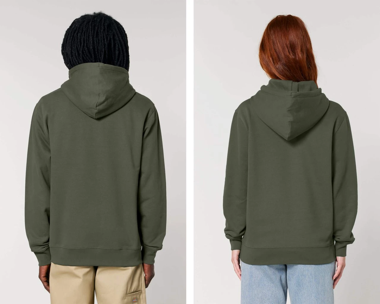 Iconic Hoodie Aus Bio-Baumwolle - Khaki 4 Iconic Hoodie Aus Bio-Baumwolle - Khaki – Bild 4