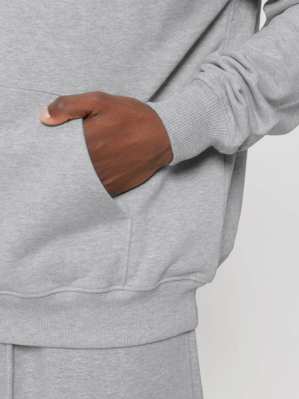 Oversized Unisex Heavy Hoodie Aus Bio-Baumwolle - Heather Grey 7 Oversized Unisex Heavy Hoodie Aus Bio-Baumwolle - Heather Grey – Bild 7