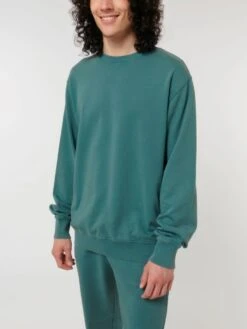Vintage Terry Sweatshirt Aus Bio-Baumwolle - G. Dyed Hydro 13 Vintage Terry Sweatshirt Aus Bio-Baumwolle - G. Dyed Hydro -MELA Geschaft crew neck Sweater Unisex U085 102 1280x1280